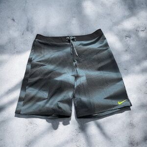 vintage nike swim trunks men’s 38 Blue black